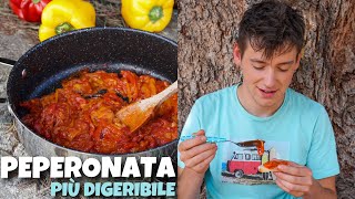 PEPERONATA  ricetta classica ma più digeribile  facile e veloce  ricetta originale [upl. by Aekan]