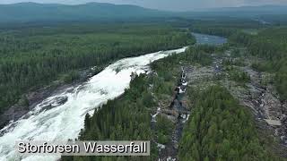 Storforsen Wasserfall Schweden [upl. by Francyne]