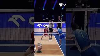 Fastest spiker 💪 133 kmh volleyball sports viralvideo [upl. by Carree]