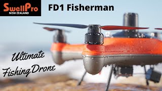 Swellpro FD1 Fisherman Fishing Drone In Action New Zealand [upl. by Elyrehc]