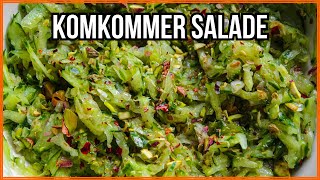 Hoe Maak Je Komkommersalade  Makkelijk en Gezond Recept [upl. by Ahseya762]