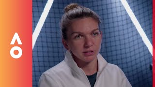 Simona Halep is her own motivation  Australian Open 2018 [upl. by Eirolam]