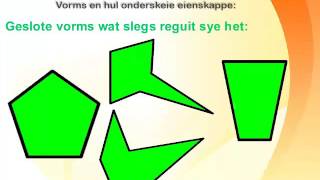 Graad 4  2D Vorms Video 1 wiskvaw [upl. by Llenrev]