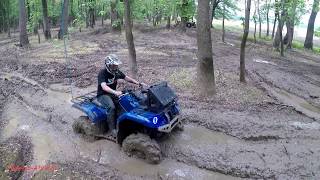 Grizzly 660 and Renegade 1000 playing in a little mud [upl. by Friederike]