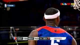 Kobe Bryant Lockdown Defense vs LeBron James 2013 All Star Game [upl. by Zysk]