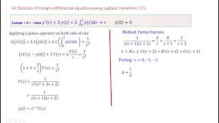 14 Solution of integrodifferential equations using Laplace transformMathematical Method Module 1 [upl. by Thamora]