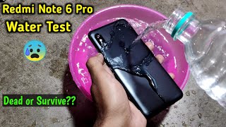 Water Test Redmi Note 6 Pro  Will it Survive or Dead [upl. by Lemon896]