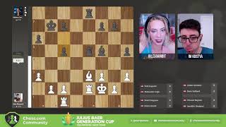 Fabiano vs Moussard  Julius Baer Generation Cup 2024 Div II amp III [upl. by Alard]