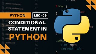 Conditional Statement  Python for Beginners [upl. by Mccafferty]