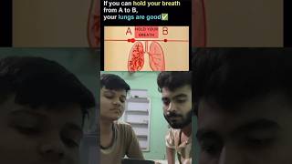 Hold your breath 🫁😮‍💨😂 annuornannu funny comedy breathing breath breathe youtube wifi [upl. by Stamata]