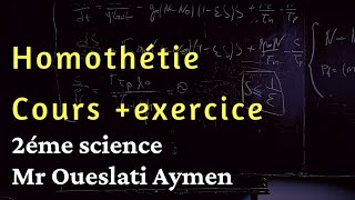 homothétie 2éme science cours plus exercice corrigé [upl. by Jew992]