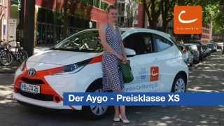 cambio CarSharing Preisklasse XS  der Toyota Aygo [upl. by Brunhild444]