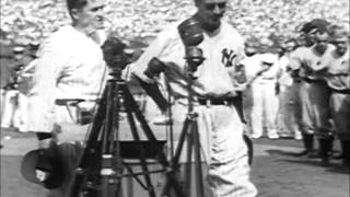 Lou Gehrig Says Goodbye 1939 [upl. by Resaec]