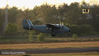 4K Plane Spotting at Twente Airport 31052023  Antonov M28 Skytruck [upl. by Leibrag957]