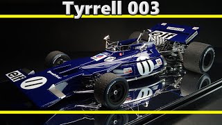 Tyrrell 003  EBBRO 120 Formula1  Scale Model  F1 [upl. by Nnaeerb697]