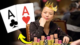 POCKET ACES WIN 100000 CASH at Live Cash Game [upl. by Neyu]