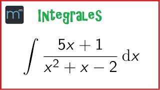 Integral por descomposición en fracciones simples integrales racionales [upl. by Shelburne132]