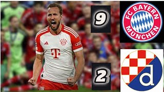 BAYERN MUNICH VS ZAGREB 91 ALL GOAL HIGHLIGHTS MATCH RESUME [upl. by Kcirrej]