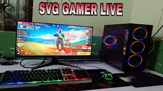 SVG GAMER LIVE LIVE STREEM CS RANK PUSH MASTER VS GRANDMASTER  UID CHEKING 1vs1 custom [upl. by Skiba]