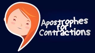 Apostrophes and Contractions for Kids [upl. by Rehpoitsirhc]