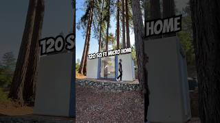 I Toured a 120 square foot PREFAB HOME in the Forest hometour tinyhouse prefabhome [upl. by Nare]