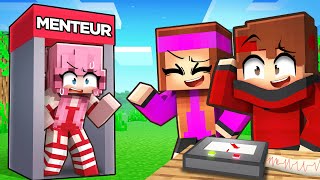 Je passe mes amis au DETECTEUR DE MENSONGES sur Minecraft [upl. by Lemmor]