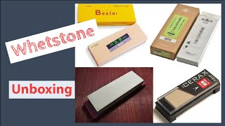 Naniwa Bester Cerax whetstones unboxing and first impressions [upl. by Winnifred]