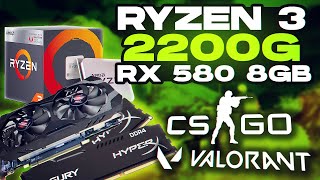 AMD RX 580 8GB  RYZEN 3 2200G  16GB RAM  Test in 8 games HIGH SETTINGS 1080p [upl. by Fabron982]