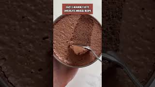 Heavenly Keto Chocolate Mousse Recipes😋 ketodiet ketorecipes ketodessert [upl. by Jerrine553]