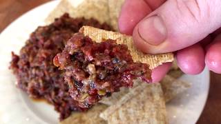 How to make Olive Tapenade Side Dip  Easy Delicious Recipe [upl. by Saba637]