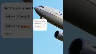 Whats plane wou like more tel me In coments memes sigma Lot avgeek landing emiratesb777 [upl. by Levan]