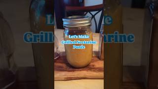 How to Make Grilled Nectarine Purée Easy Recipe for Cocktails Drinks Yogurt and Ice Cream Topping [upl. by Risley]