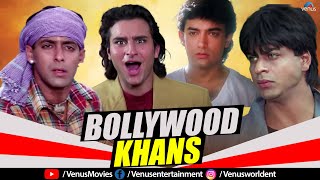 Bollywood Khans  Saif Ali Khan  Aamir Khan  Salman Khan  Shahrukh Khan  Jukebox 4 [upl. by Barby]