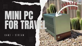 My PC fits in my carry on  Mini ITX SFF PC  7800x3d  RTX 3080 [upl. by Johnna]