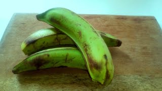 How to Preserve Unripe Plantain From Getting Ripe [upl. by Oloap]