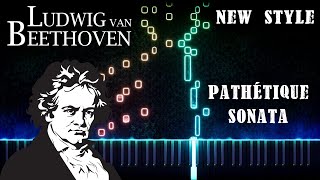 Ludwig van Beethoven  Op13 Piano Sonata No 8 Pathétique Sonnata quotPiano Tutorialquot [upl. by Htieh]