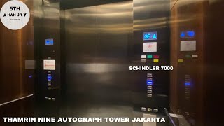 Birthday Special Schindler Traction Elevators  Thamrin Nine Autograph Tower  Sudirman Jakarta [upl. by Noell24]