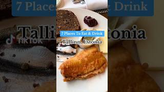 7 Places to eat and drink in Tallinn Estonia tallinn estonia europe travel [upl. by Edorej374]