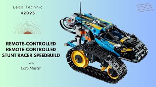 Lego Technic 42095 RemoteControlled Stunt Racer Speedbuild [upl. by Eiznekcm]