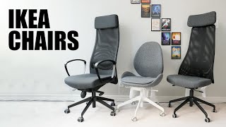 200 Budget IKEA Office Chairs Comparison  MARKUS JÄRVFJÄLLET HATTEFJÄLL [upl. by Adanar]