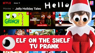 Elf on the Shelf TV Prank Googly Eyes Magic on Netflix Kids 👀✨ [upl. by Faires]