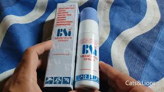 BSI Medicated Spray Review  Counter irritant for Muscle Pain [upl. by Lonnard]