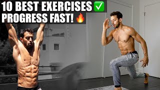 Best Calisthenics Exercises For Beginners at home no equipment [upl. by Ugo946]