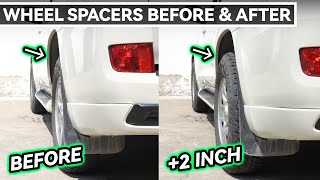 2Inch Wheel Spacers Before And After  BONOSS OffRoad Accessories [upl. by Flaherty]