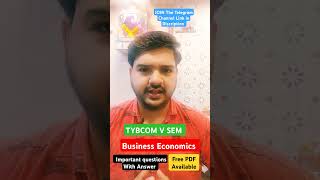 business economics tybcomsem5 importantquestion pdf Jitee tybcom jiteshsir trendingshort [upl. by Nnahsal93]