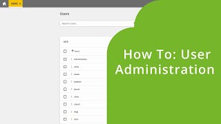 How to Administer User in UCS Univention Corporate Server [upl. by Ydnec]