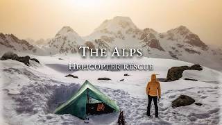 9 Days of Winter Hiking in the Swiss Alps  Helicopter Rescue [upl. by Chelton]