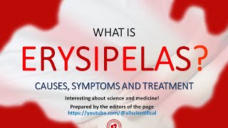 What is erysipelas Causes symptoms and treatment of erysipeloid [upl. by Rosco430]