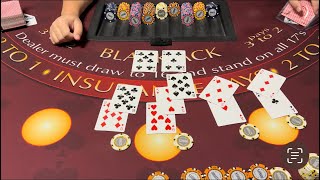 Blackjack  225000 Buy In  EPIC High Stakes Blackjack Session Splitting Aces amp 9’s For Huge Bet [upl. by Yracaz162]