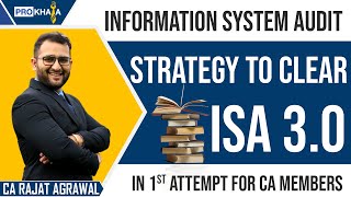 Strategy to Clear ISA 30 in First Attempt  DISA Course by ICAI  By CA Rajat Agrawal [upl. by Holzman477]